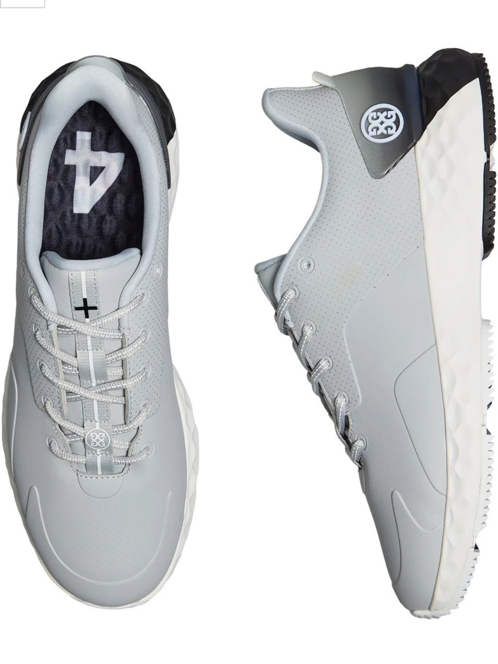 New G/FORE MG4+ Gradient Accent Golf Shoes - Nimbus/Onyx (Size 9.5)
